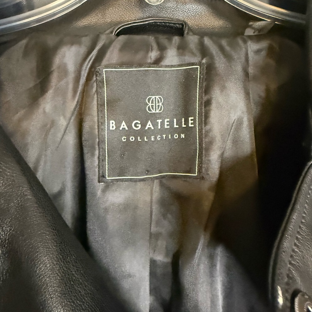 Bagatelle Faux Leather Biker Jacket - Picture 2 of 4